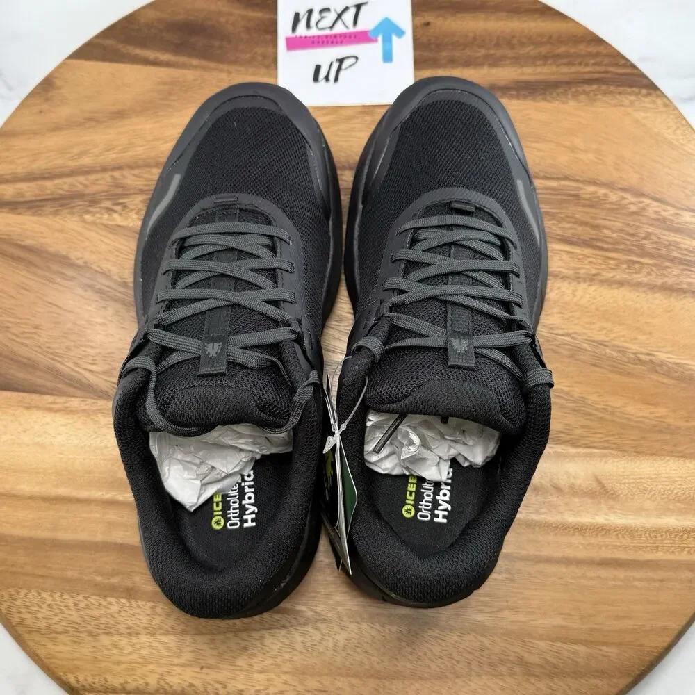 Women’s size 6.5-ICEBUG Arcus BuGrip Triple Black GTX Studded Snow Walking Shoes
